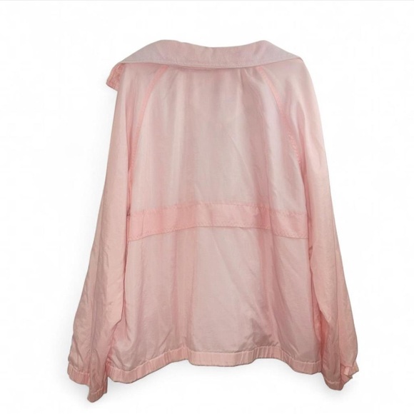 VINTAGE Pacific Trail Pale Pink Windbreaker Jacket with Angel Pin 👼🏼 - Picture 6 of 6